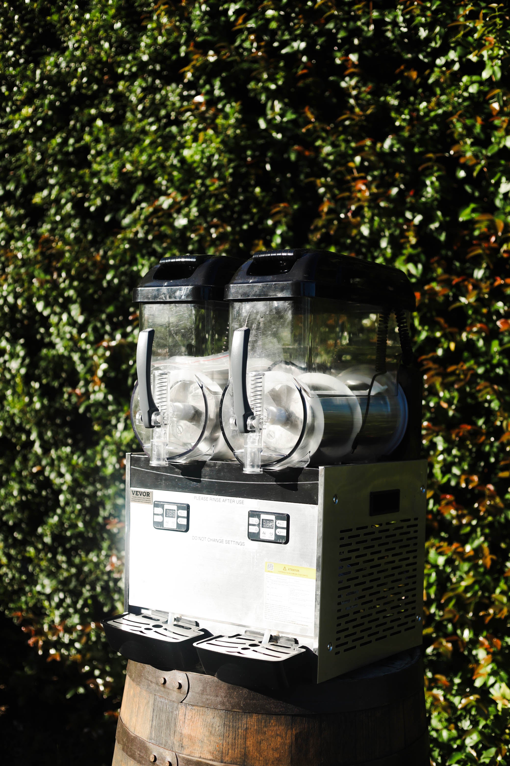 Duel Barrel Slushie Machine
